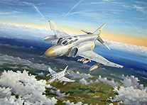 F-4F Phantom II, Aviation Art, Luftfahrtkunst