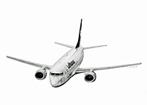 Pencil drawing Boeing737-300