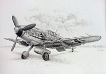 Bleistift Messerschmitt Bf109G-6